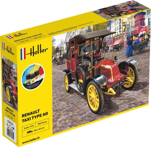 Heller STARTER KIT Renault Taxi Type AG 1:24 (35705)