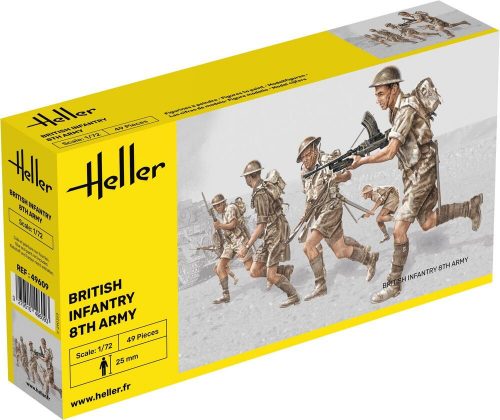 Heller Britische Infanterie 8. Armee 1:72 (49609)