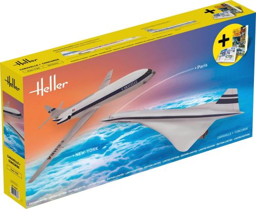 Heller Caravelle + Concorde 1:100 (50333)