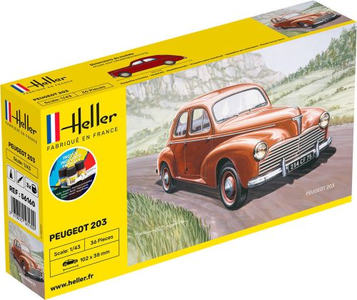 Heller STARTER KIT Peugeot 203 1:43 (56160)