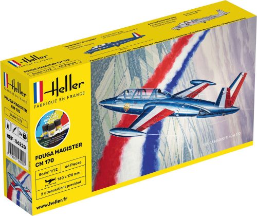 Heller STARTER KIT Fouga Magister CM 170 1:72 (56220)