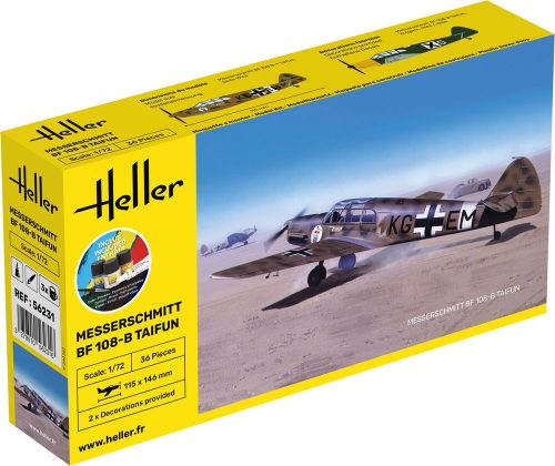 Heller STARTER KIT Messerschmitt Bf 108 B Taifun 1:72 (56231)