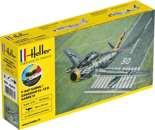 Heller STARTER KIT F-86F SABRE / CANADAIR CL-13 B Sabre VI 1:72 (56277)