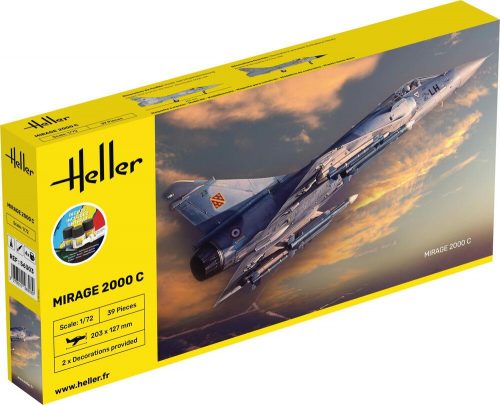 Heller STARTER KIT Mirage 2000 C 1:72 (56303)