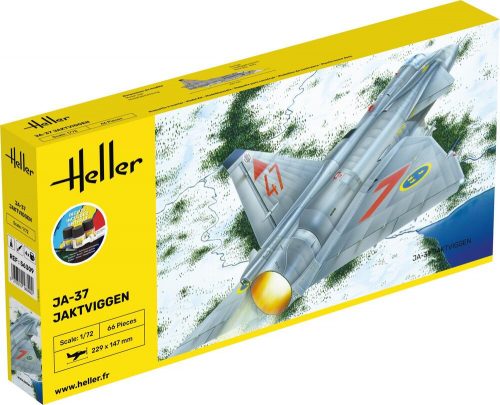 Heller STARTER KIT Ja-37 Jaktviggen 1:72 (56309)