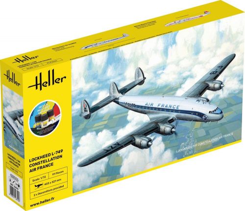 Heller STARTER KIT L-749 Constellation A.F. 1:72 (56310)