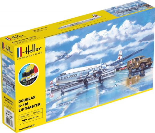 Heller STARTER KIT C-118 LIFTMASTER 1:72 (56317)