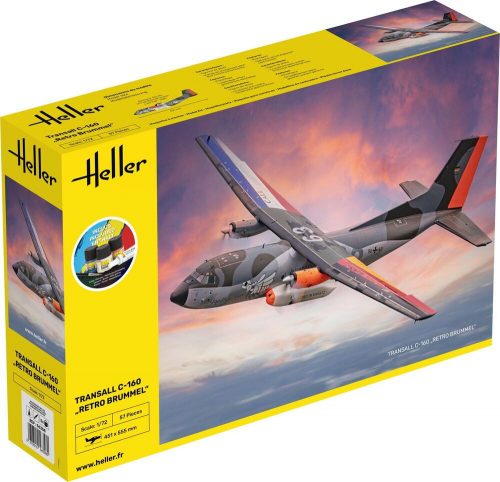 Heller STARTER KIT TRANSALL C-160 RETRO BRUMMEL 1:72 (56358)