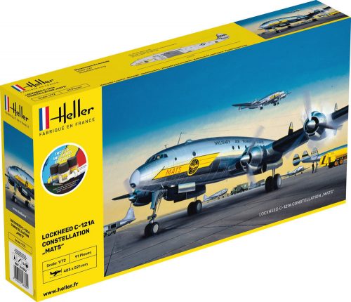 Heller STARTER KIT C-121A constellation MATS 1:72 (56382)