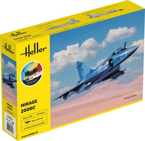 Heller STARTER KIT Mirage 2000 C 1:48 (56426)