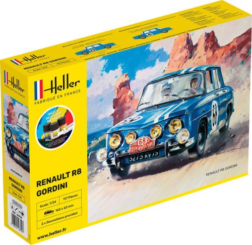 Heller STARTER KIT Renault R8 Gordini 1:24 (56700)