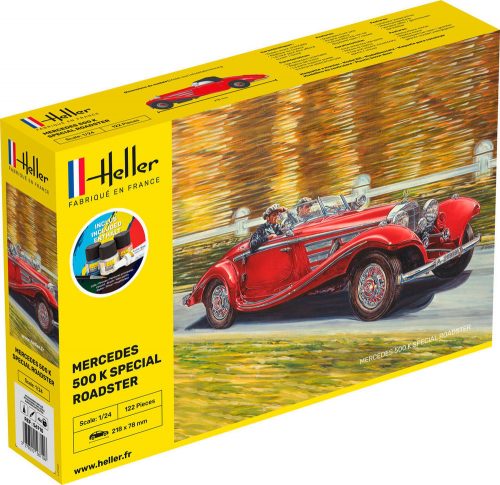 Heller STARTER KIT 500 K Special Roadster 1:24 (56710)