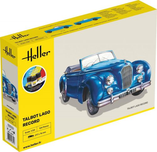 Heller STARTER KIT Talbot Lago Record 1:24 (56711)