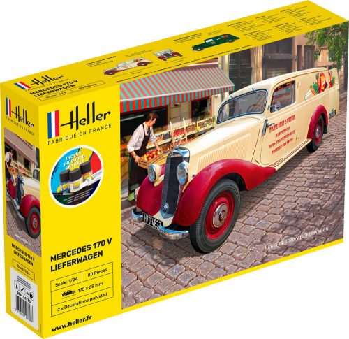 Heller STARTER KIT MB 170 Lieferwagen 1:24 (56736)