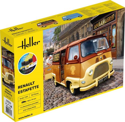 Heller STARTER KIT RENAULT Estafette New Mould 1:24 (56743)