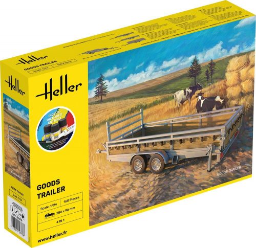 Heller STARTER KIT Goods Trailer 1:24 (56778)