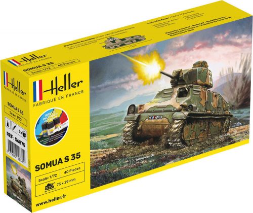 Heller STARTER KIT Somua S35 1:72 (56875)