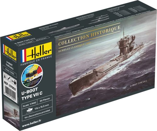 Heller STARTER KIT U-Boot Type VII C 1:400 (57002)