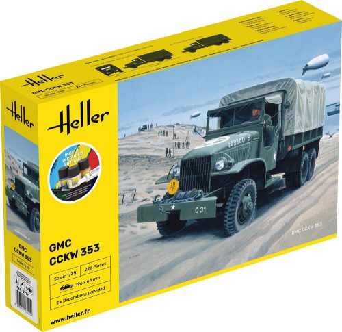 Heller STARTER KIT GMC US-Truck 1:35 (57121)