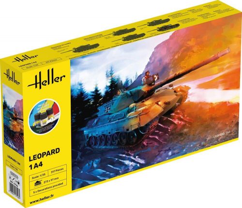 Heller STARTER KIT Leopard 1A4 1:35 (57126)