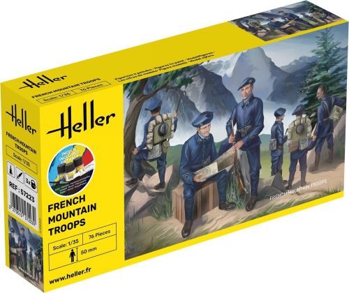 Heller STARTER KIT French Mountain Troops 1:35 (57223)