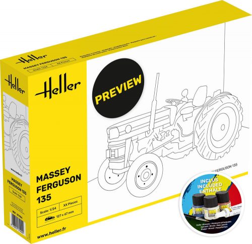 Heller STARTER KIT Massey Ferguson 135 1:24 (57404)