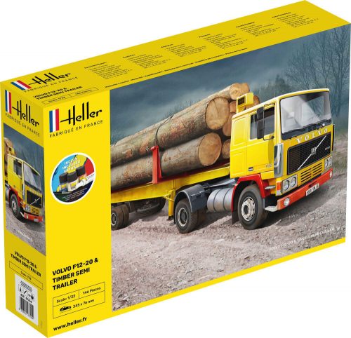 Heller STARTER KIT F12-20 & Timber Semi Trailer 1:32 (57704)