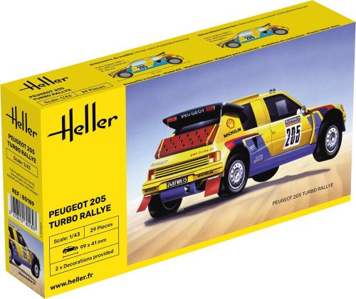 Heller Peugeot 205 Turbo Rally 1:43 (80189)