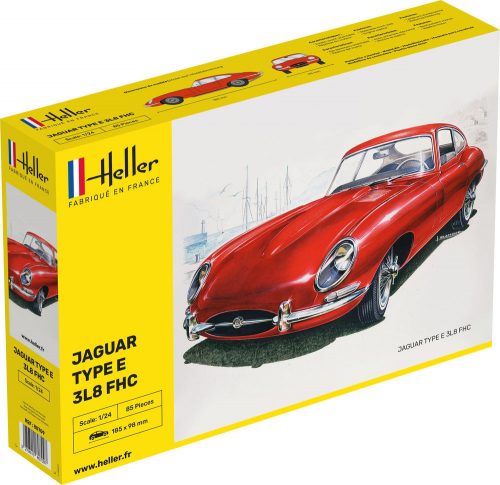 Heller Jaguar Type E 3L8 FHC 1:24 (80709)