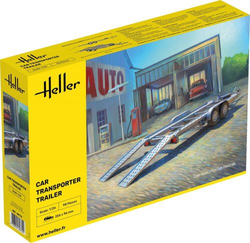 Heller Car Transporter Trailer 1:24 (80774)