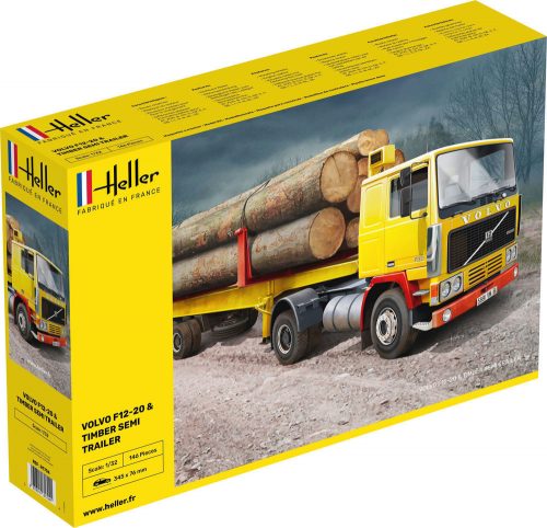 Heller F12-20 & Timber Semi Trailer 1:32 (81704)