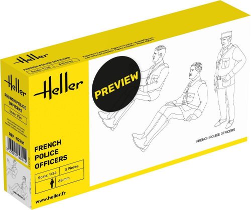 Heller French Police Officers 1:24 (82751)