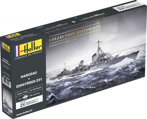 Heller Marceau + Zerstörer Z31 TWINSET 1:400 (85009)