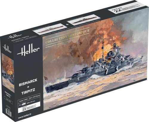 Heller Bismarck + Tirpitz TWINSET 1:400 (85078)