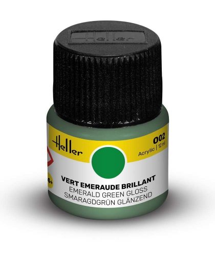 Heller Peinture Acrylic 002 vert emeraude brillant  (9002)