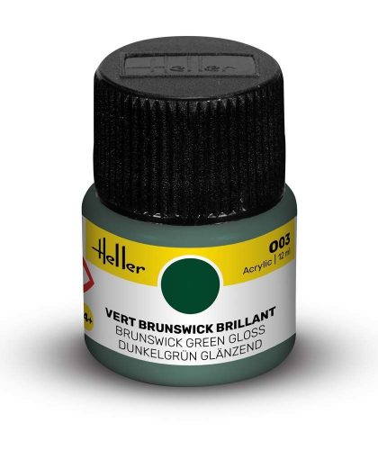 Heller Peinture Acrylic 003 vert brunswick brillant  (9003)