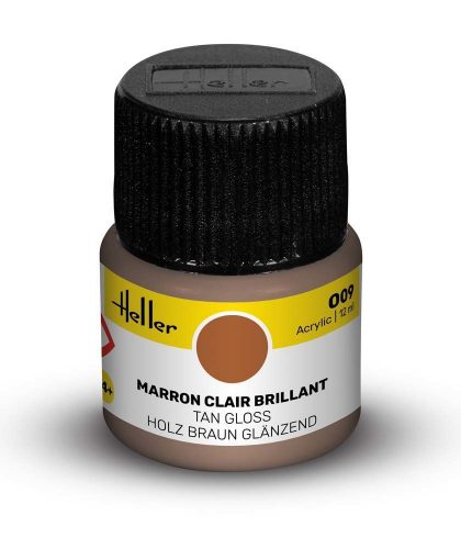 Heller Peinture Acrylic 009 marron clair brillant  (9009)