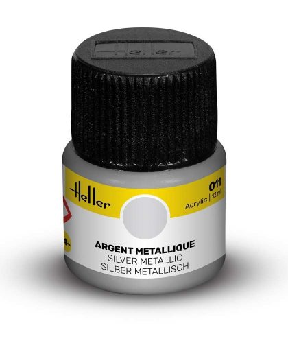 Heller Peinture Acrylic 011 argent  (9011)