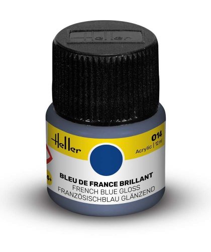 Heller Peinture Acrylic 014 bleu de france brillant  (9014)