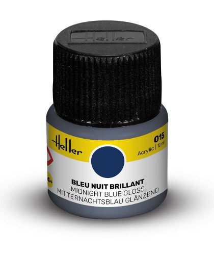 Heller Peinture Acrylic 015 bleu brillant  (9015)