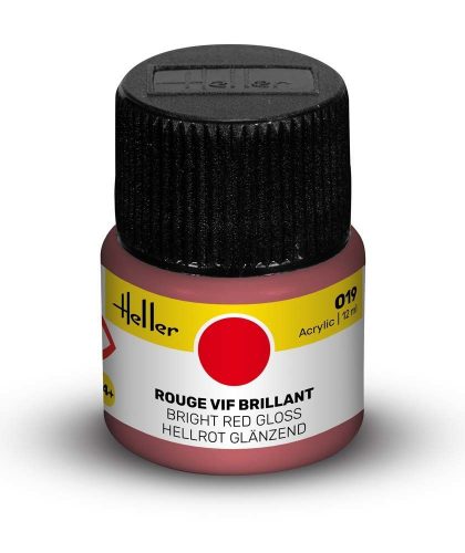 Heller Peinture Acrylic 019 rouge vif brillant  (9019)