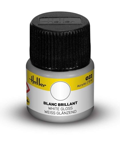 Heller Peinture Acrylic 022 blanc brillant  (9022)