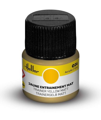 Heller Peinture Acrylic 024 jaune entrainement mat  (9024)