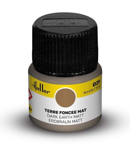 Heller Peinture Acrylic 029 terre foncee mat  (9029)