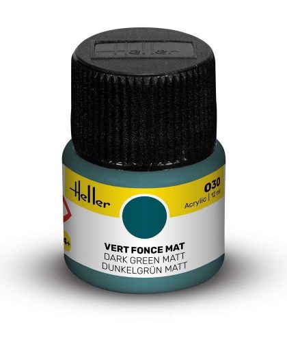 Heller Peinture Acrylic 030 vert fonce mat  (9030)