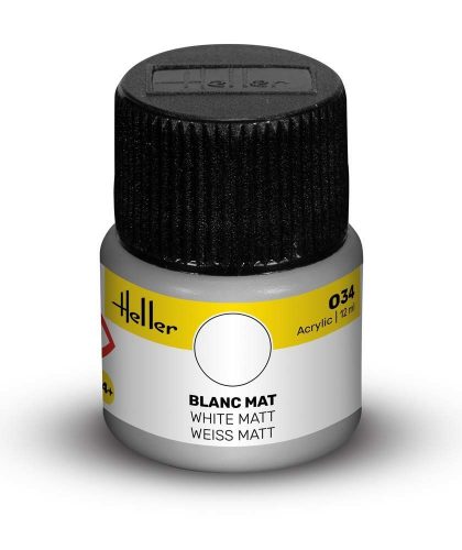 Heller Peinture Acrylic 034 blanc mat  (9034)