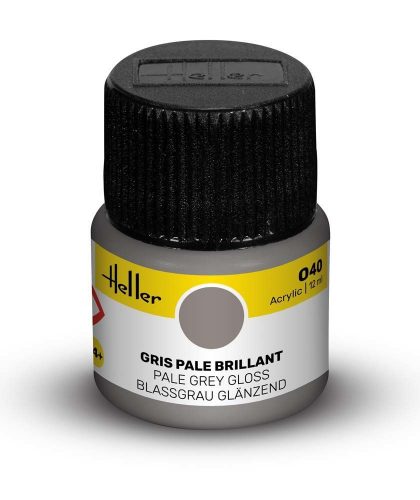 Heller Peinture Acrylic 040 gris pale brillant  (9040)