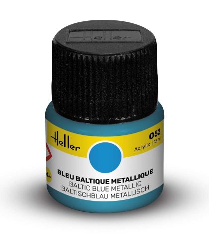 Heller Peinture Acrylic 052 bleu baltique metallique  (9052)