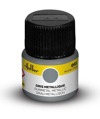 Heller Peinture Acrylic 053 gris metallique  (9053)