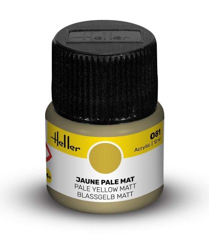 Heller Peinture Acrylic 081 jaune pale mat  (9081)